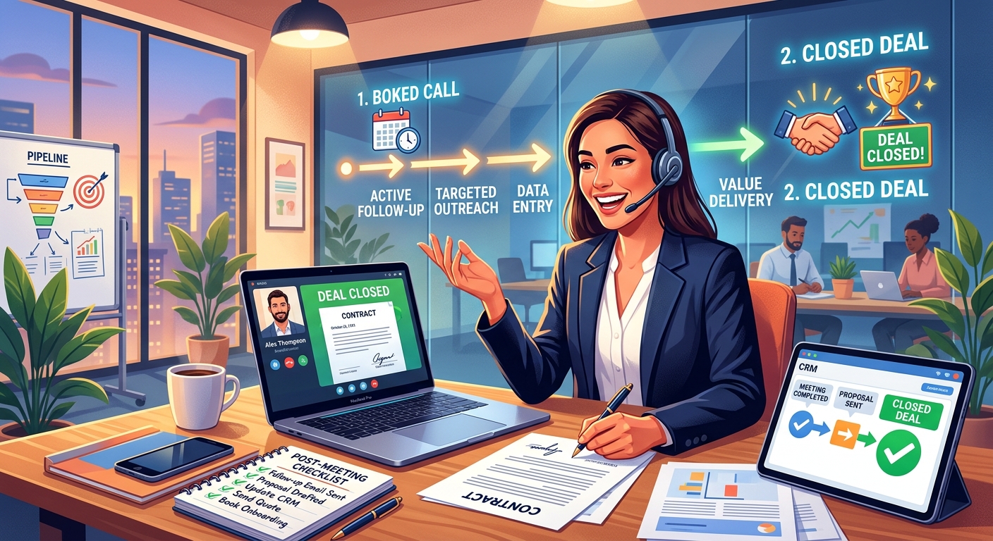 The Post-Meeting Routine That Turns Booked Calls Into Closed Deals