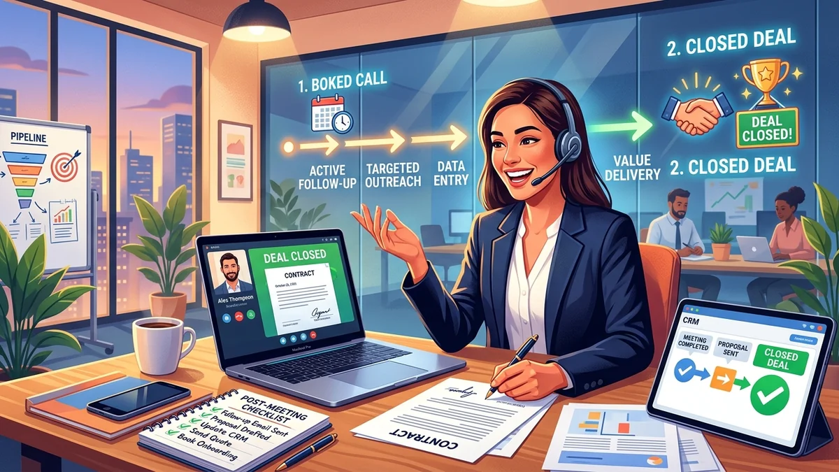 The Post-Meeting Routine That Turns Booked Calls Into Closed Deals