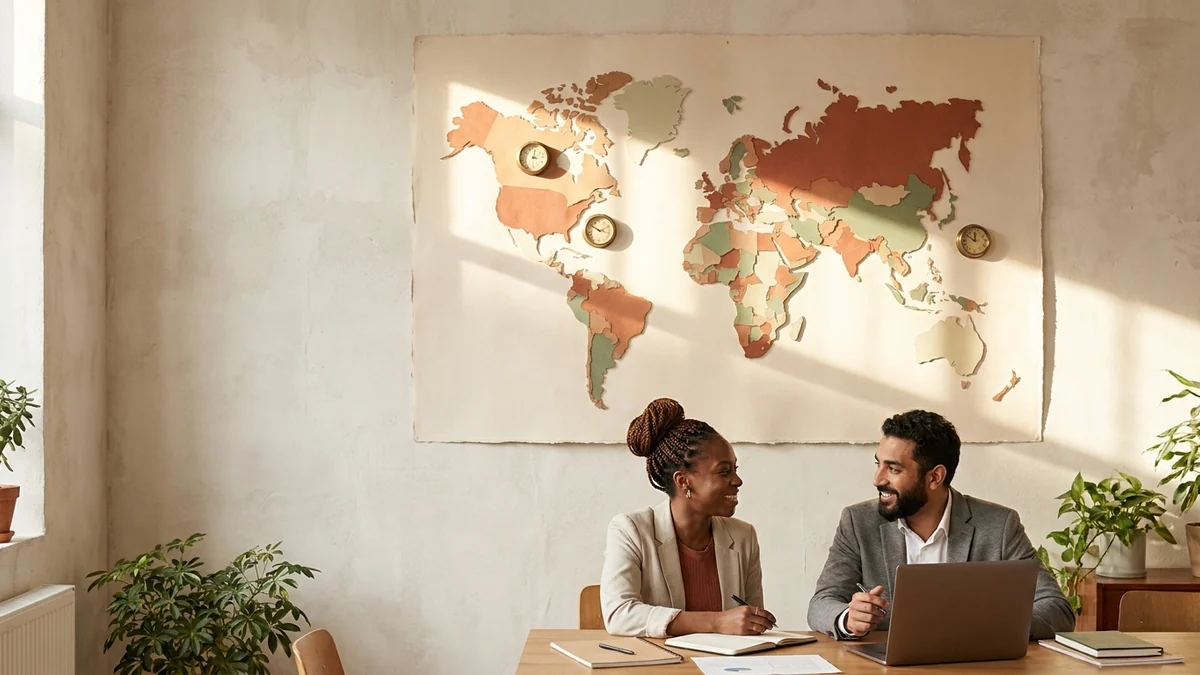 Illustrated guide to how to schedule meetings across time zones